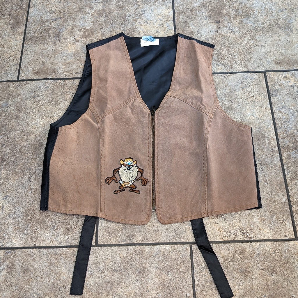 Taz 1996 Vintage Suede Vest